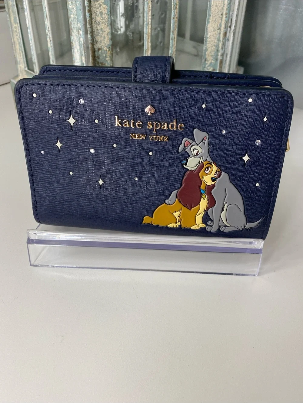 kate spade x Disney Lady & The Tramp design Wallet - Picture 1 of 8